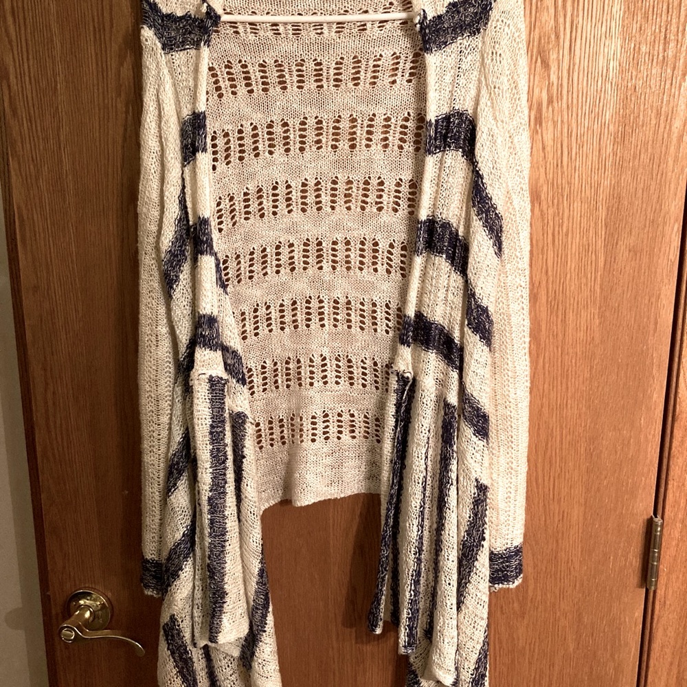Knit cardigan sweater